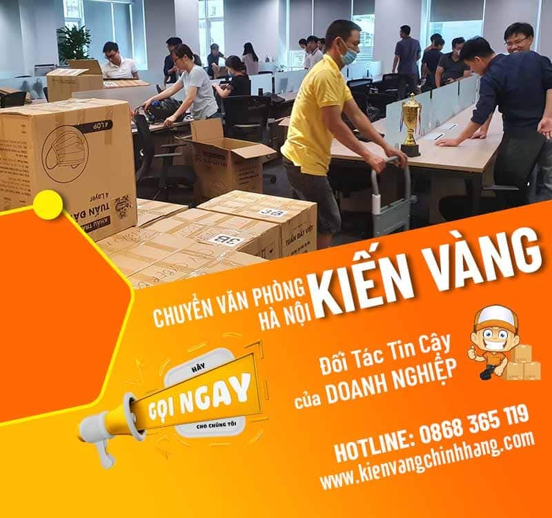 Dịch vụ chuyển văn phòng Kiến Vàng