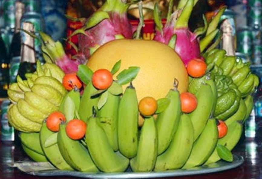 Mâm ngũ quả miền Bắc
